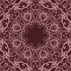 Mandala. Indian decorative pattern.