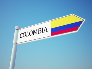 Colombia Flag Sign