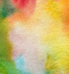 Abstract watercolor and acrylic painted background. Paper textur