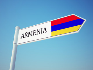 Armenia Flag Sign