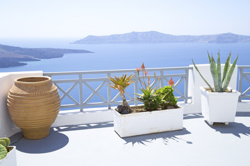 Fototapeta na wymiar Mediterranean terrace