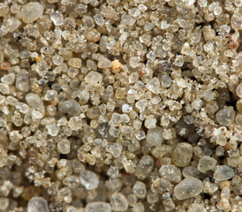 Sand. Macro. Extreme closeup
