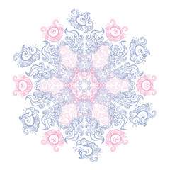Mandala. Indian decorative pattern.