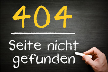 404 - Seite nicht gefunden