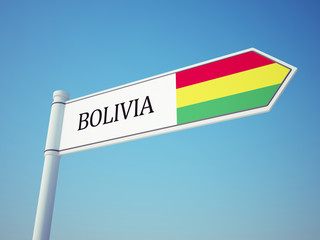 Bolivia Flag Sign