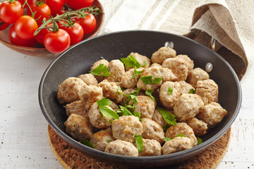 Roasted meatballs