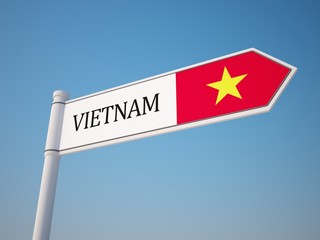 Vietnam Flag Sign