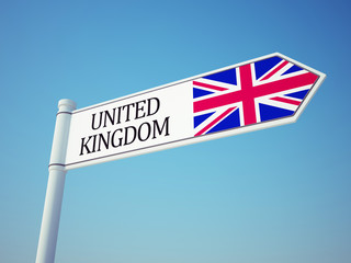 United Kingdom Flag Sign