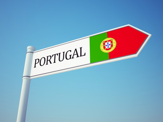 Portugal Flag Sign