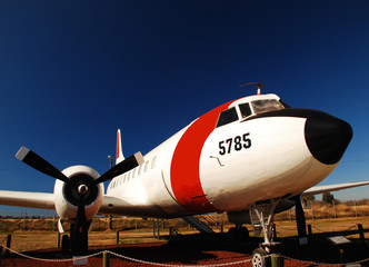 Obraz premium Old, airplane,airport, airfield.