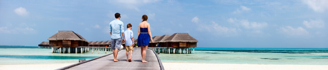 Family on summer vacation