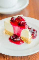 Blueberry cheesecake