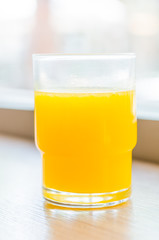 Orange juice glass