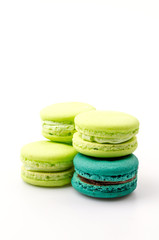 Macaron isolated white background