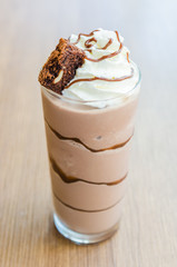 Chocolate smoothies