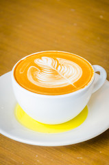 Latte coffee