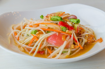 green papaya salad