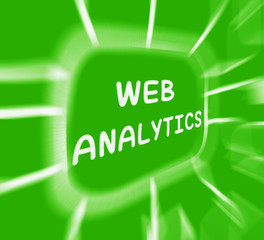 Web Analytics Diagram Displays Collection And Analysis Of Online