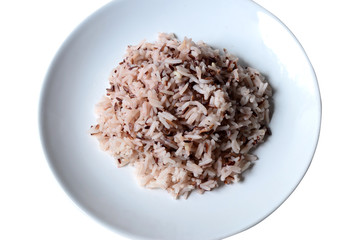 Black jasmine rice (Rice berry) ,food background