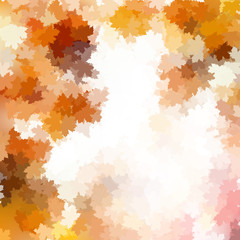 Colorful background of autumn leaves. EPS 10