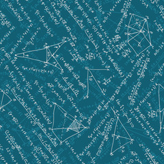 Seamless math elements on school board. EPS 10