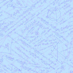 Formulas Seamless background. EPS 10