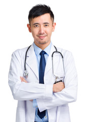 Handsome male doctor