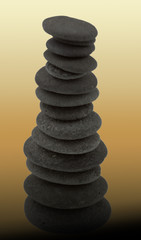 empilement de galets superposés