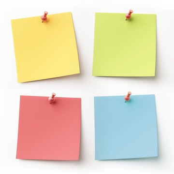 Blank Colorful Sticky Notes