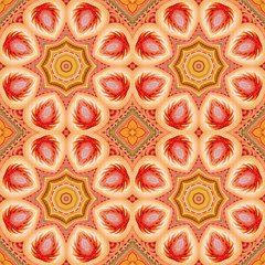 Seamless pattern, pastel paintings