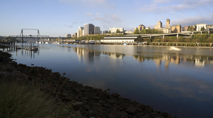 Thea Foss Waterway Waterfront River Buildings North Tacoma