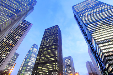 Low angle view of modern building