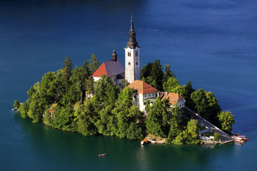 Fototapeta na wymiar Bled Lake, Slovenia, Europe