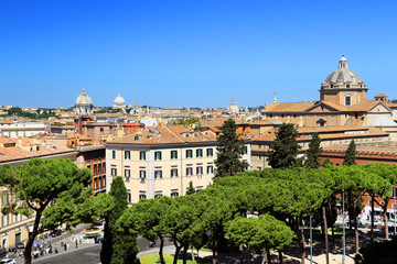 Fototapeta na wymiar Architectural detail in Rome, Italy, Europe