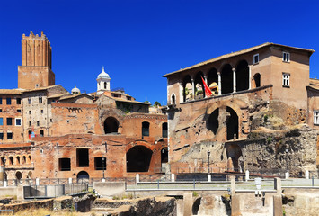 Architectural detail in Rome, Italy, Europe