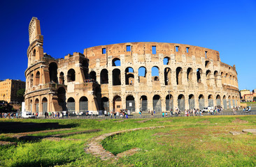 Fototapeta na wymiar Colosseum in Rome, Italy, Europe