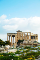 The Porch of the Caryatids in Athens