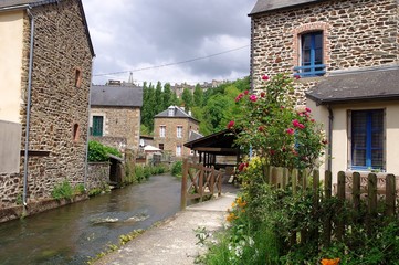 Fototapeta na wymiar Paysage de Fougères
