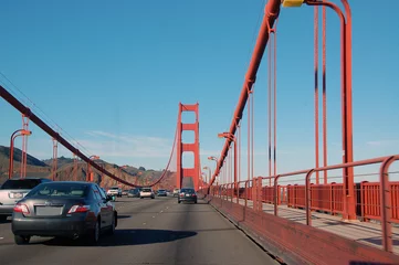 Selbstklebende Fototapeten Golden Gate Bridge San Francisco © razerzone23
