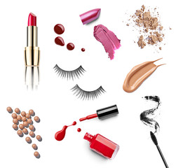 make up beauty lipstick nail polish liquid powder mascara pencil