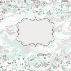 Floral background with vintage roses. EPS 8