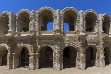 Naklejka premium Roman Amphitheater - Arles - South of France
