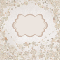Floral backgrounds with vintage roses. EPS 8