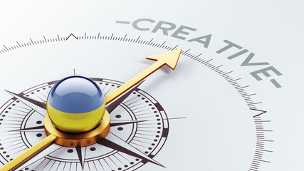 Fototapeta premium Ukraine Creative Concept