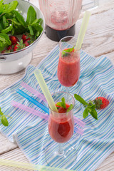 strawberry smoothie