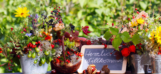 Willkommen, Erntedankfest