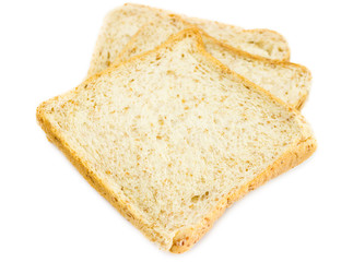 Fototapeta premium Sliced bread isolated on the white background