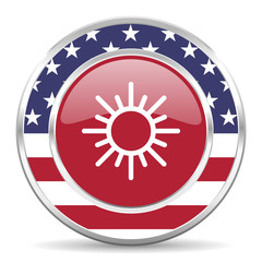 sun american icon, usa flag