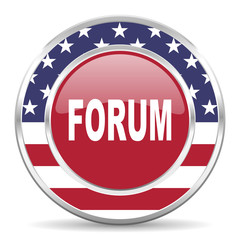 forum american icon, usa flag