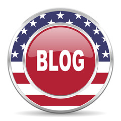 blog american icon, usa flag